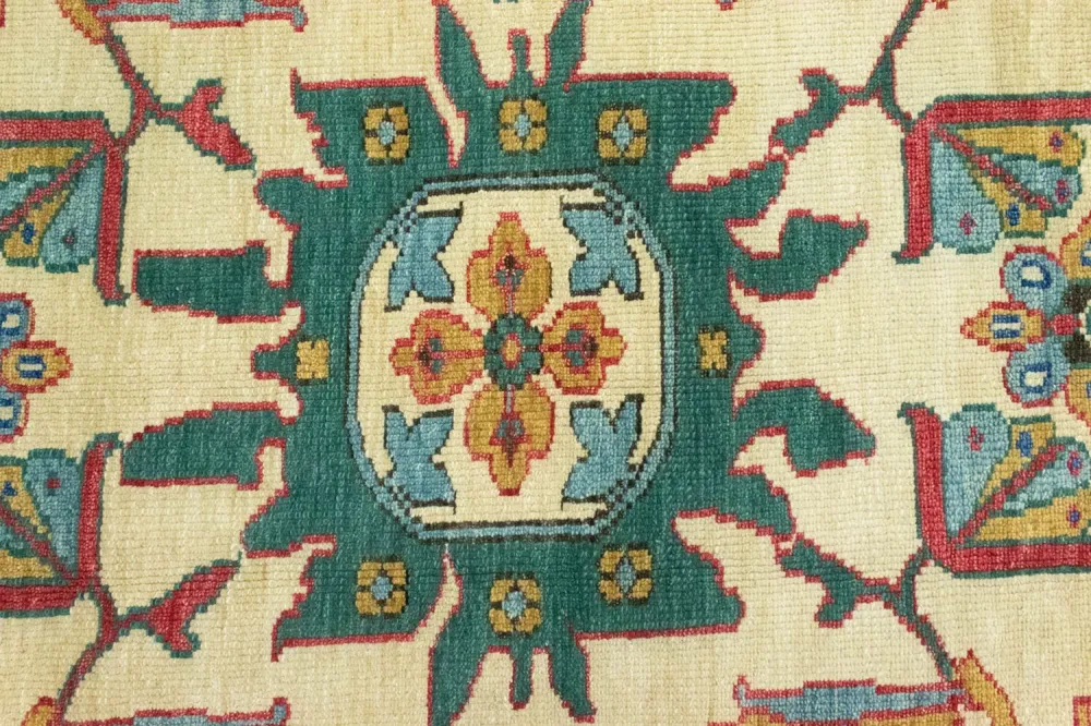 Designerski dywan - 360 x 234 cm - beżowy