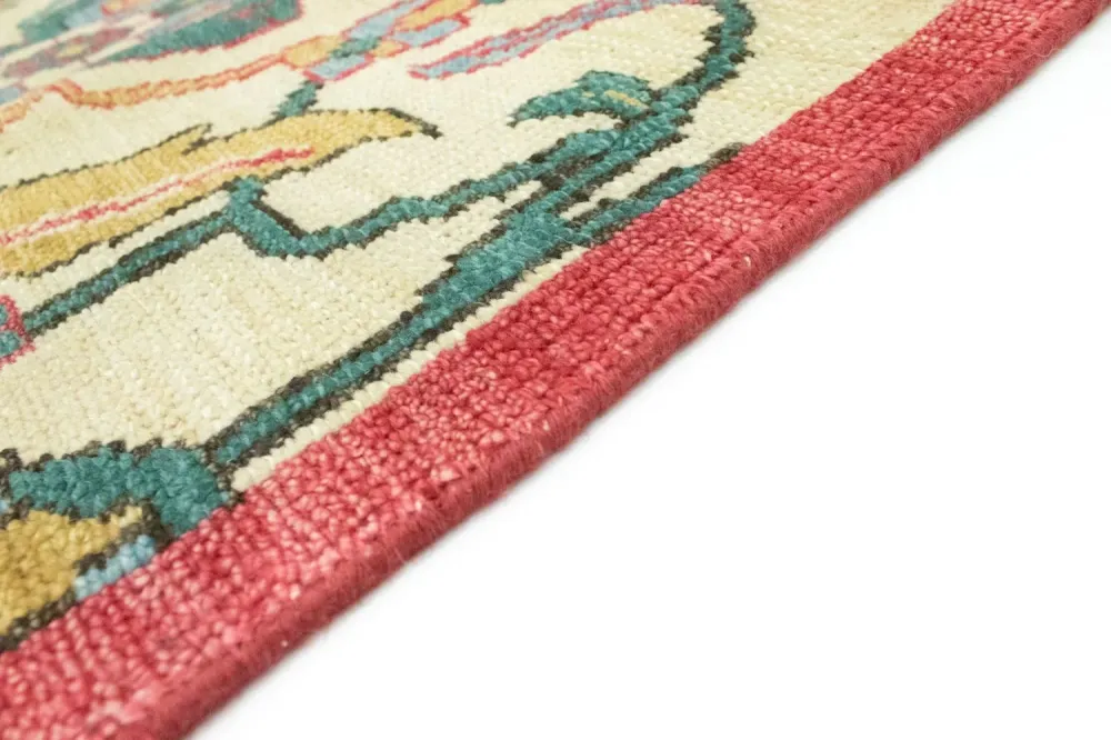 Designerski dywan - 360 x 234 cm - beżowy