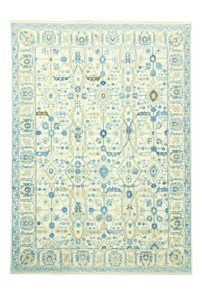 Designerski dywan - 434 x 310 cm - jasnoniebieski