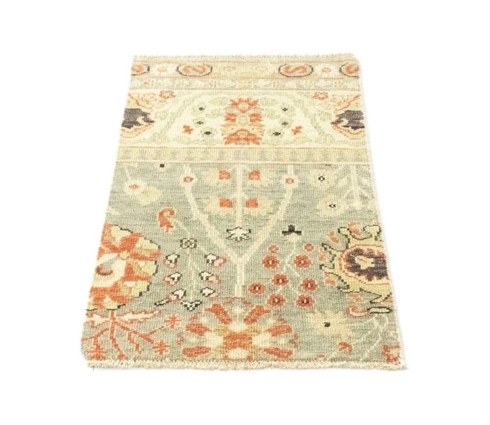 Designerski dywan - 92 x 60 cm - beżowy