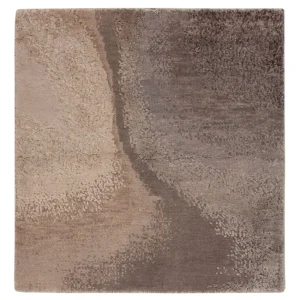 Designerski dywan - 60 x 60 cm - beżowy