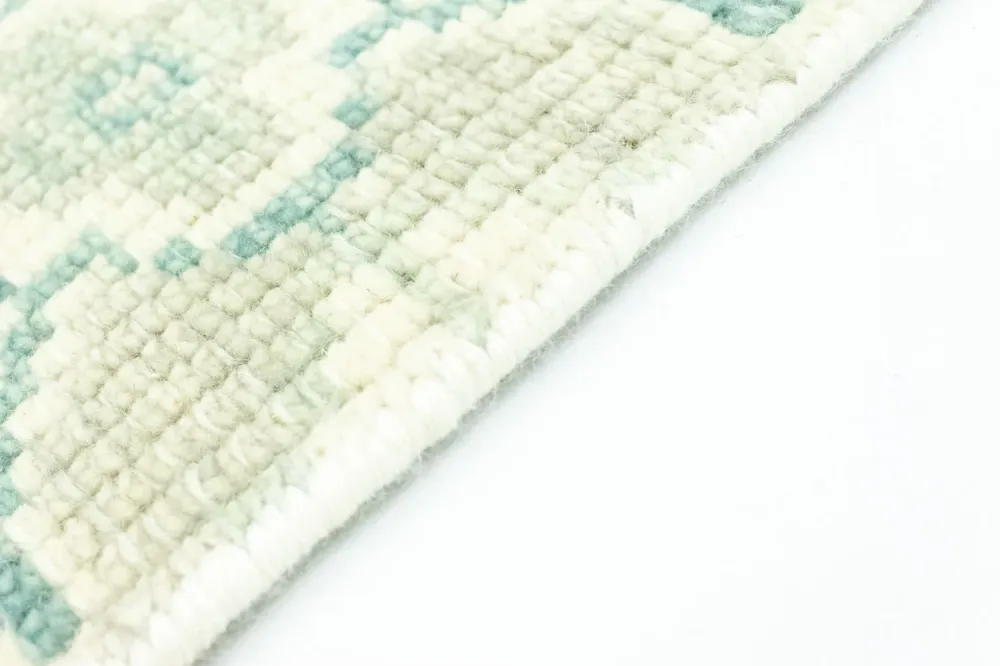 Designerski dywan - 95 x 62 cm - jasnoniebieski