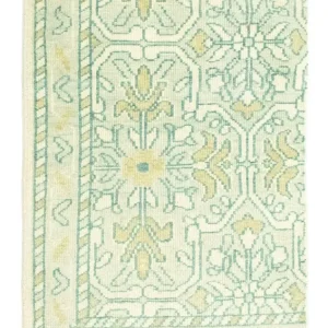 Designerski dywan - 90 x 60 cm - jasnozielony