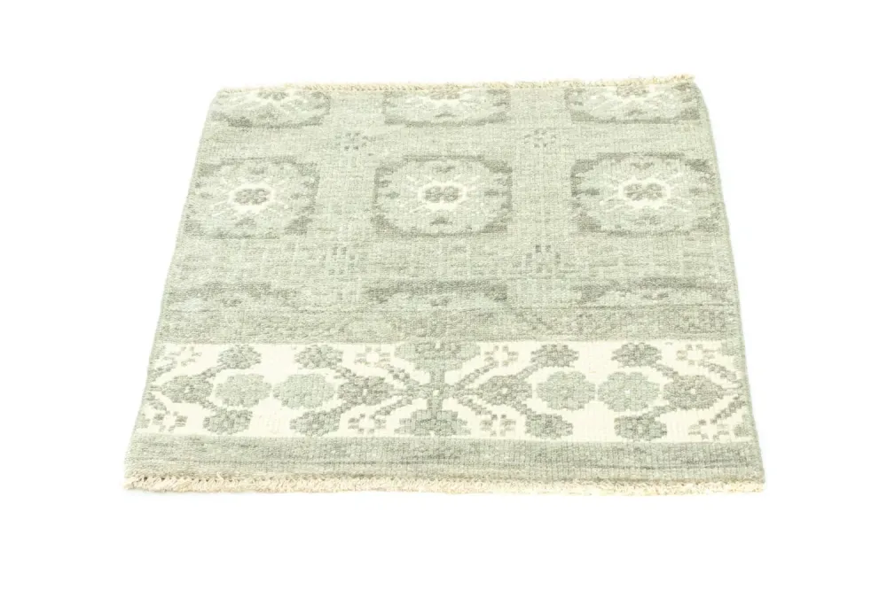 Designerski dywan kwadratowy - 60 x 60 cm - jasnozielony