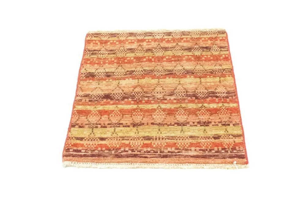 Designerski dywan kwadratowy - 59 x 58 cm - pomarańczowy