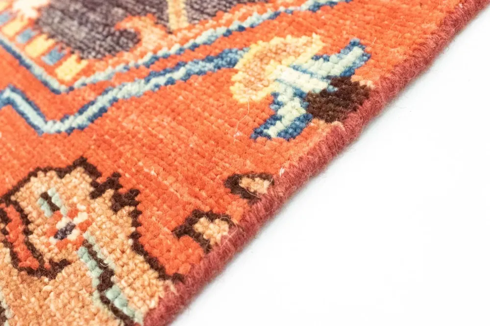 Designerski dywan - 94 x 78 cm - pomarańczowy