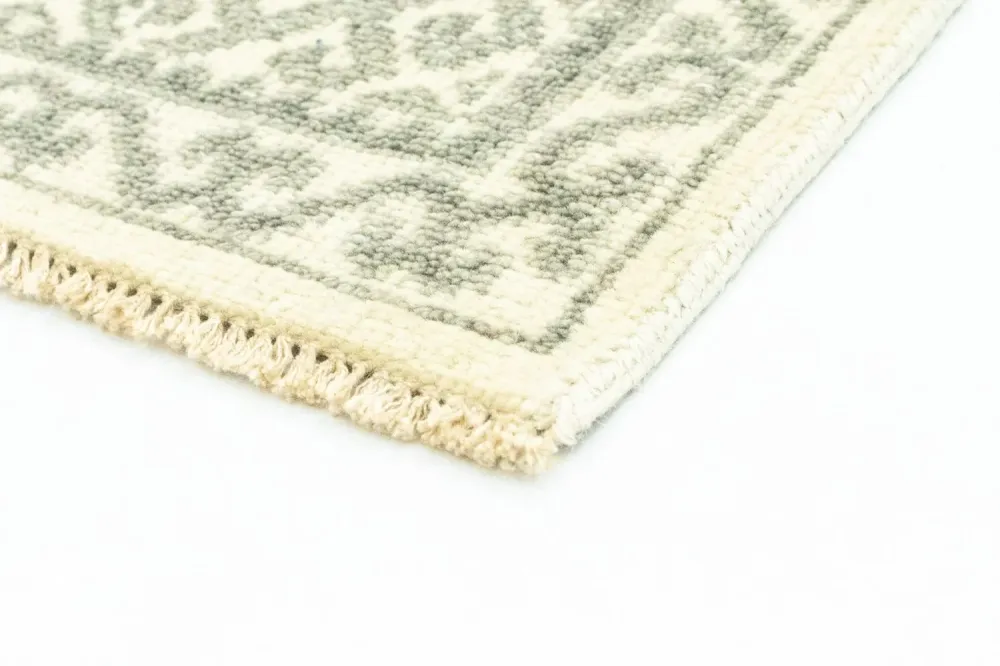 Designerski dywan - 88 x 62 cm - szary