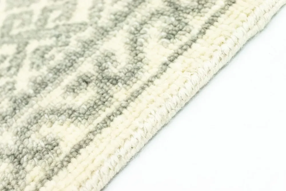 Designerski dywan - 88 x 62 cm - szary