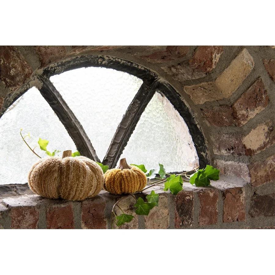 Dynia dekoracyjna z tkaniny brązowa boucle 25 x 16 cm Clayre & Eef