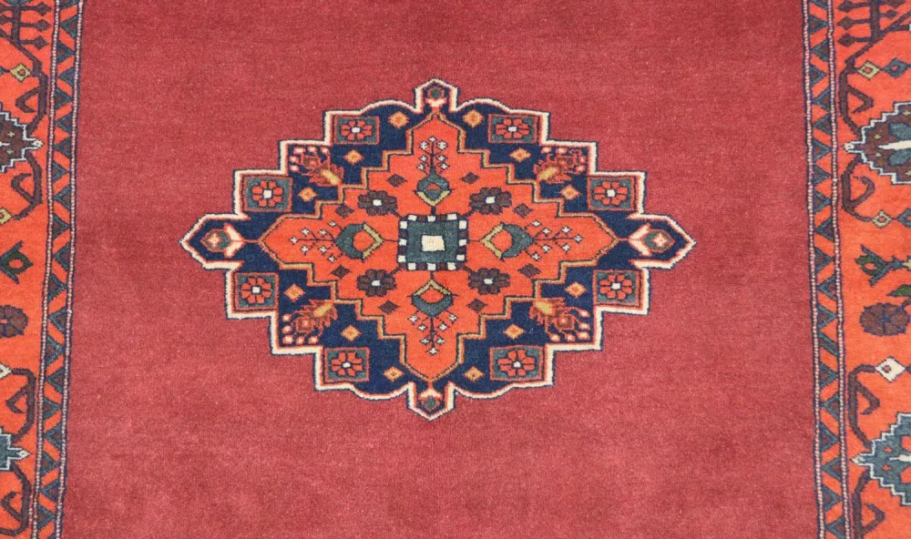 Dywan afgański - 180 x 126 cm - czerwony