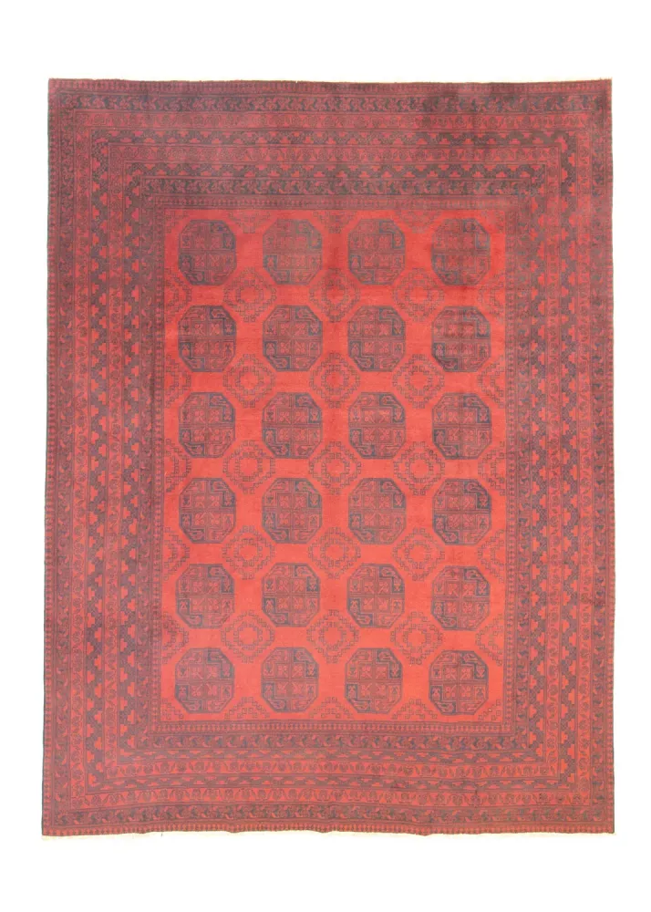 Dywan afgański - Filpa - 329 x 250 cm - ciemna czerwień