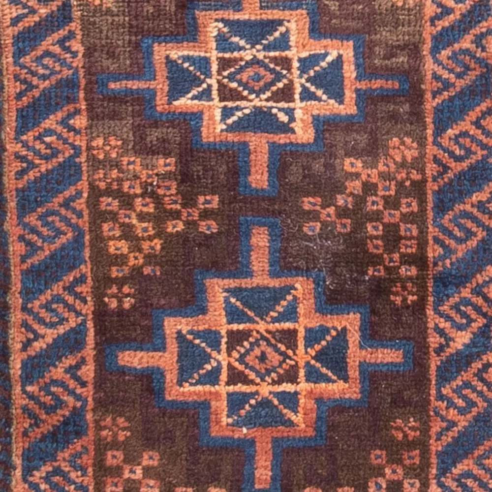 Dywan beludżycki - 103 x 58 cm - brązowy