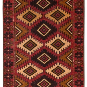 Dywan beludżycki - 118 x 79 cm - czerwony