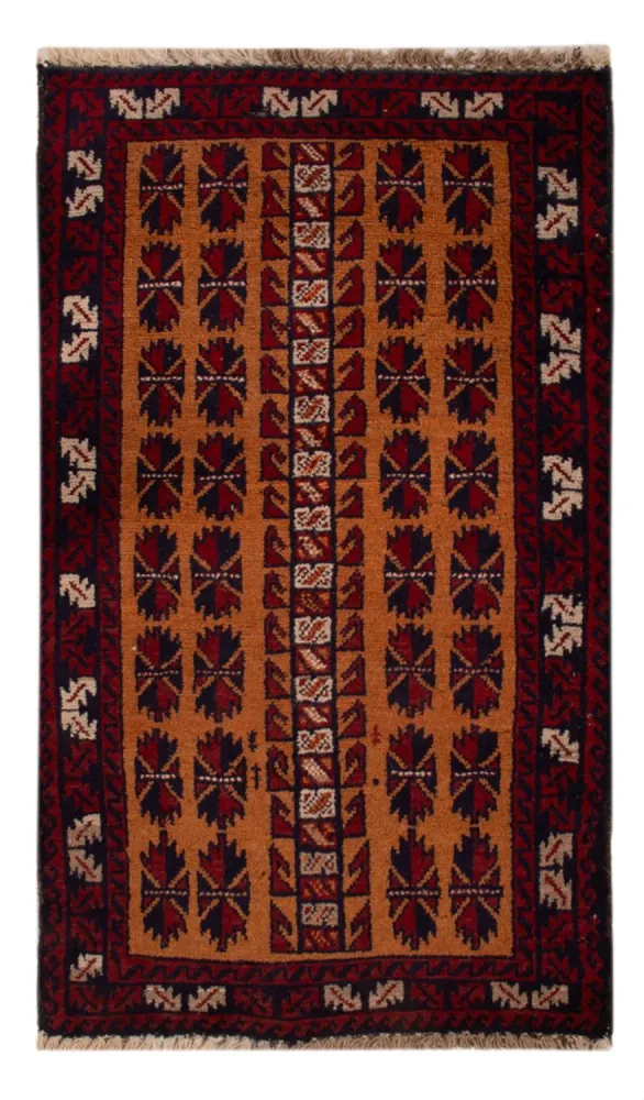 Dywan beludżycki - 123 x 76 cm - camel