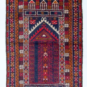 Dywan beludżycki - 123 x 75 cm - wielokolorowy