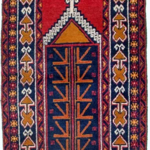 Dywan beludżycki - 130 x 76 cm - wielokolorowy