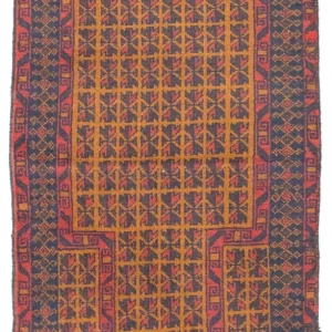 Dywan beludżycki - 131 x 75 cm - brązowy