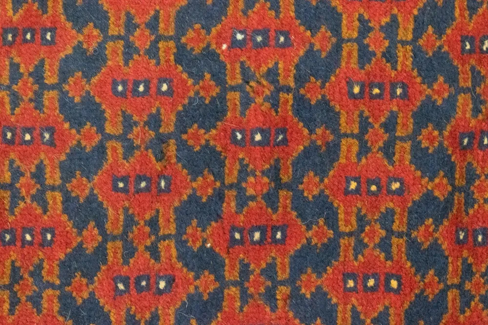 Dywan beludżycki - 132 x 78 cm - niebieski