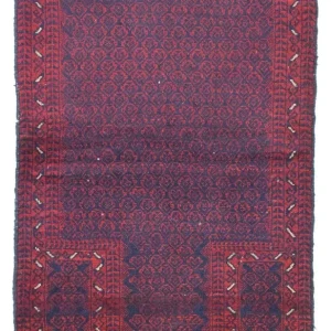 Dywan beludżycki - 135 x 83 cm - niebieski