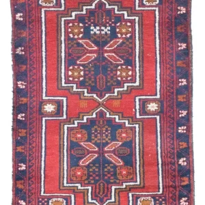 Dywan beludżycki - 137 x 80 cm - czerwony