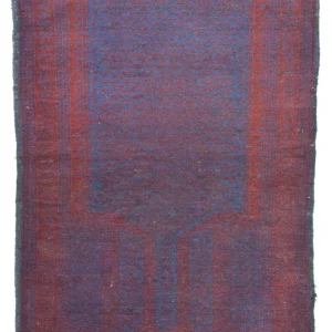 Dywan beludżycki - 138 x 82 cm - niebieski