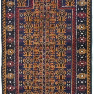 Dywan beludżycki - 140 x 80 cm - wielokolorowy