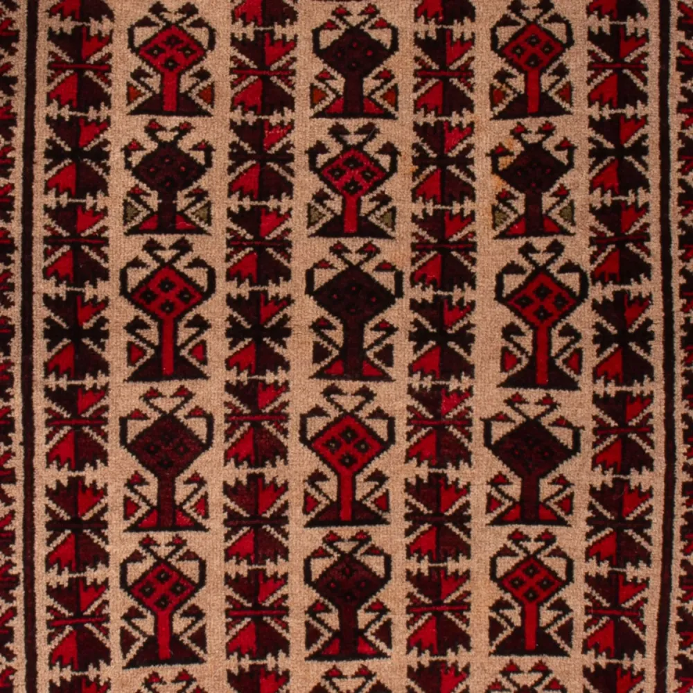 Dywan beludżycki - 142 x 92 cm - beżowy