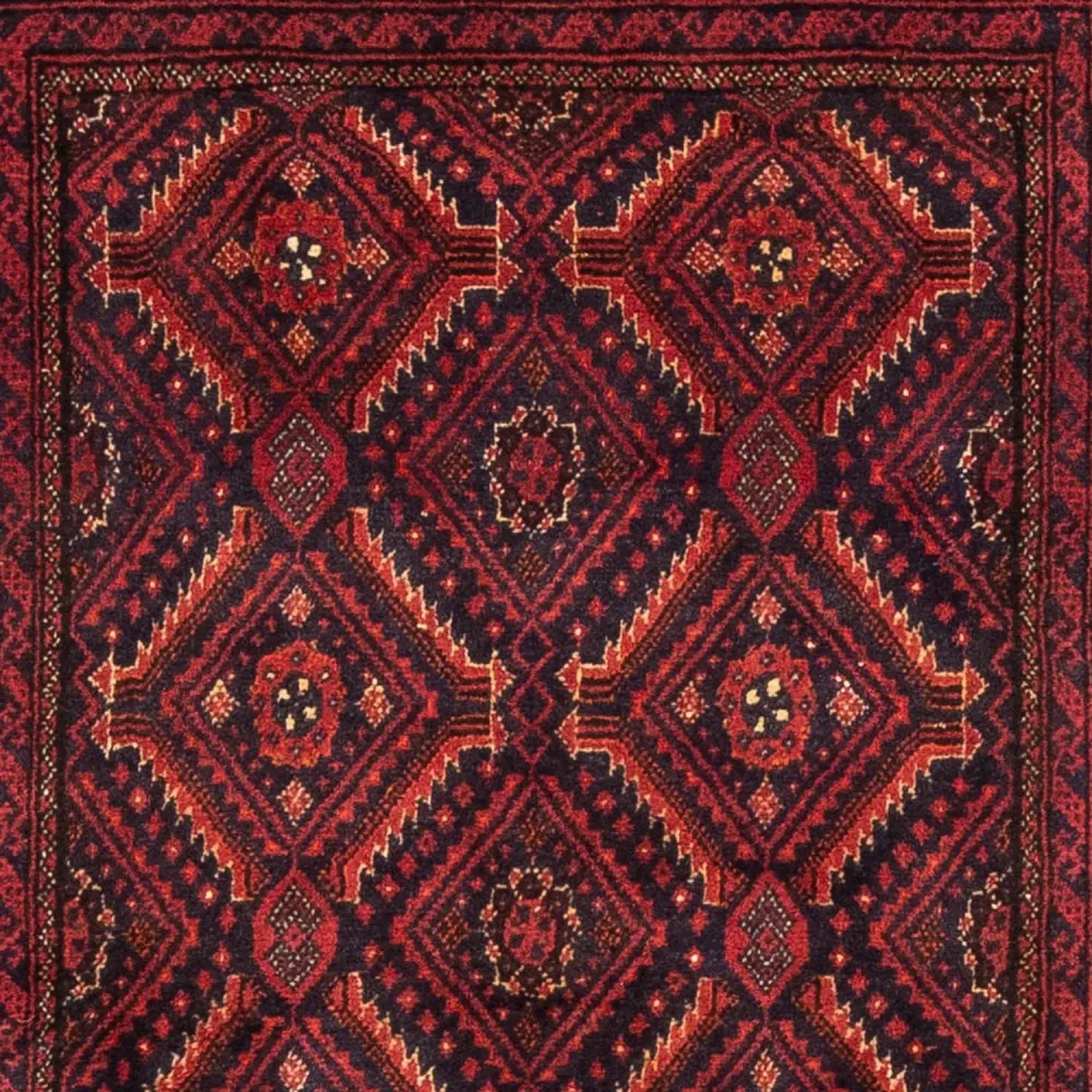 Dywan beludżycki - 167 x 87 cm - czerwony
