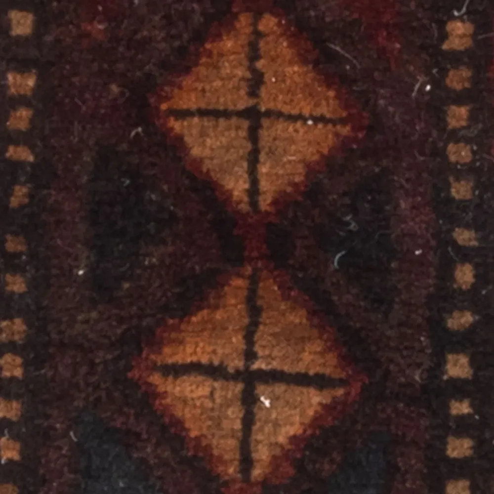 Dywan beludżycki - 68 x 24 cm - brązowy