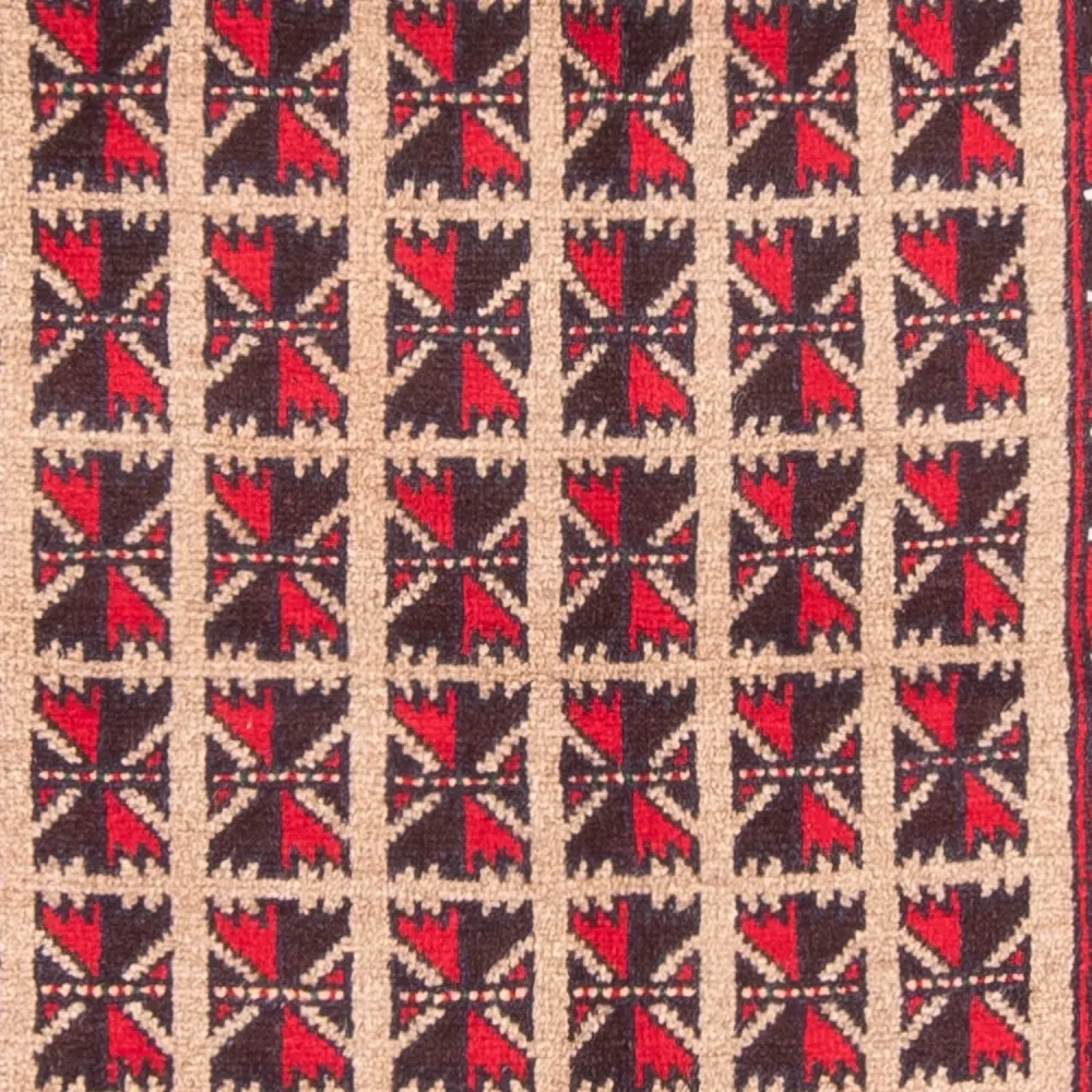 Dywan beludżycki - Dywanik modlitewny - 140 x 93 cm - beżowy