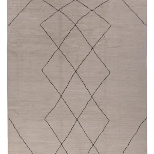 Dywan berberyjski - 345 x 247 cm - szary