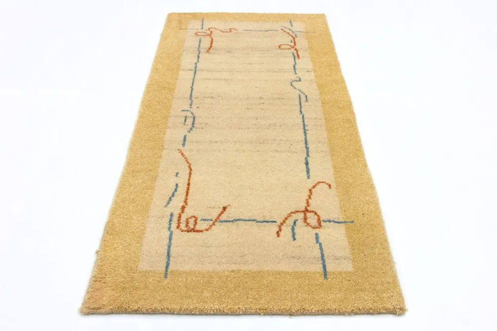 Dywan Gabbeh - Indus - 140 x 70 cm - beżowy