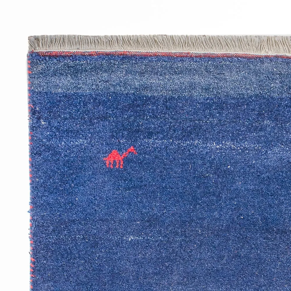 Dywan Gabbeh - Indus - 180 x 120 cm - ciemnoniebieski
