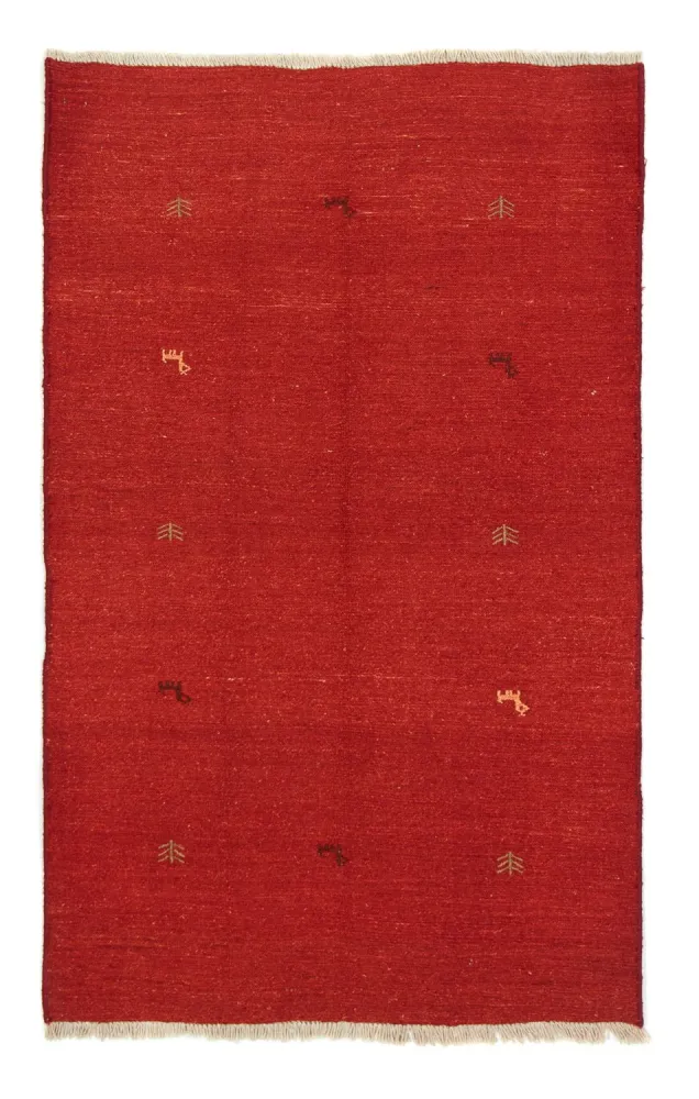 Dywan Gabbeh - Indus - 180 x 120 cm - czerwony