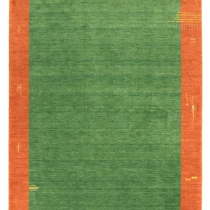 Dywan Gabbeh - Indus - 180 x 120 cm - zielona