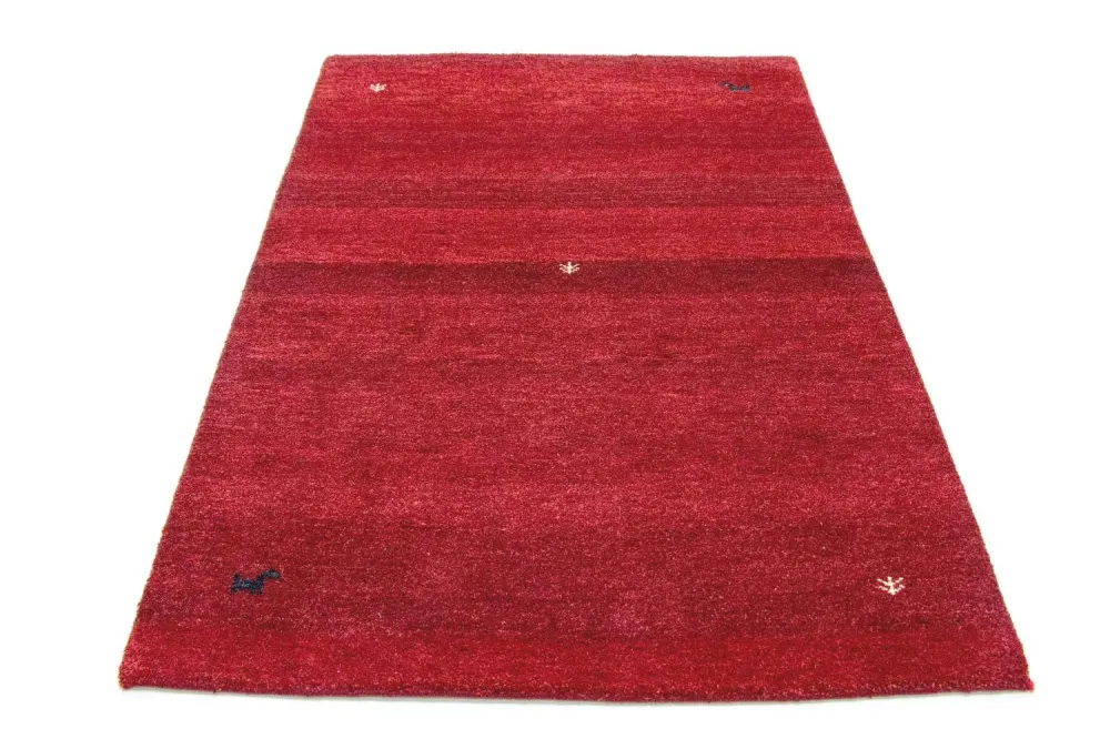 Dywan Gabbeh - Indus - 182 x 119 cm - czerwony