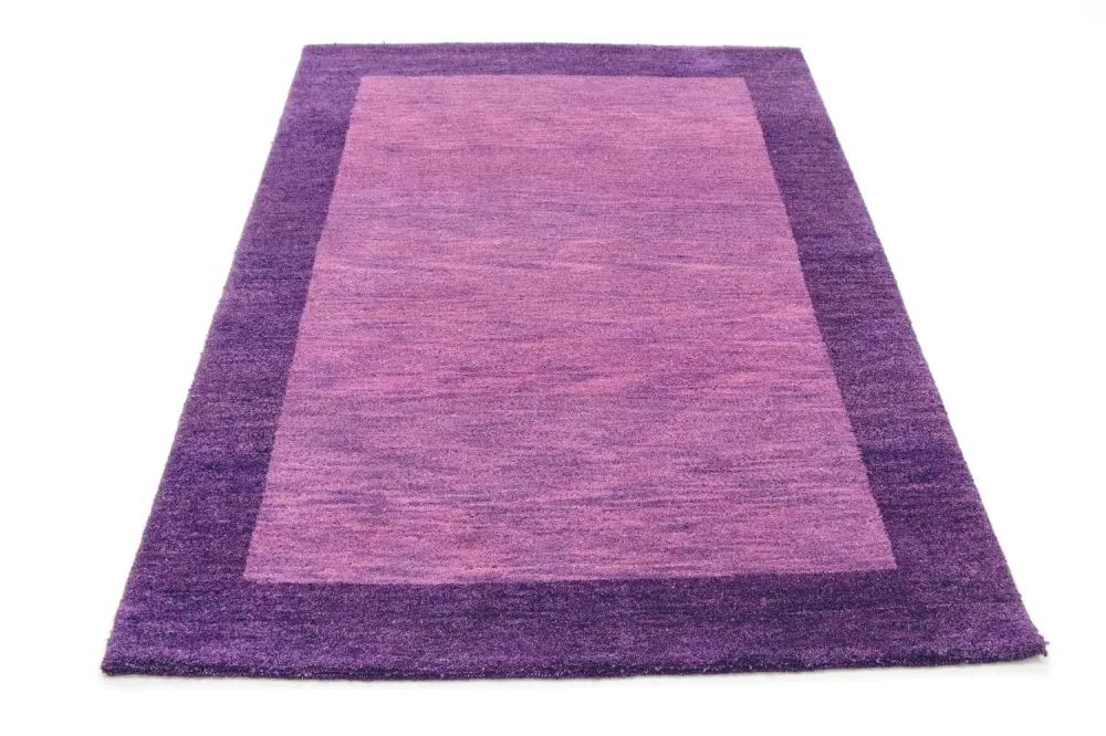 Dywan Gabbeh - Indus - 182 x 119 cm - fioletowy