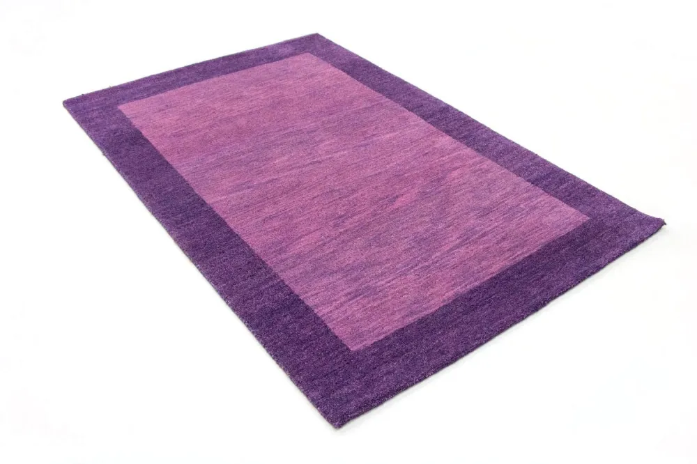 Dywan Gabbeh - Indus - 182 x 119 cm - fioletowy