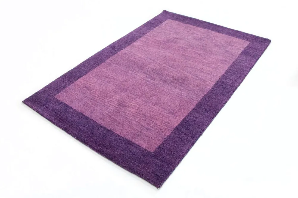 Dywan Gabbeh - Indus - 182 x 119 cm - fioletowy