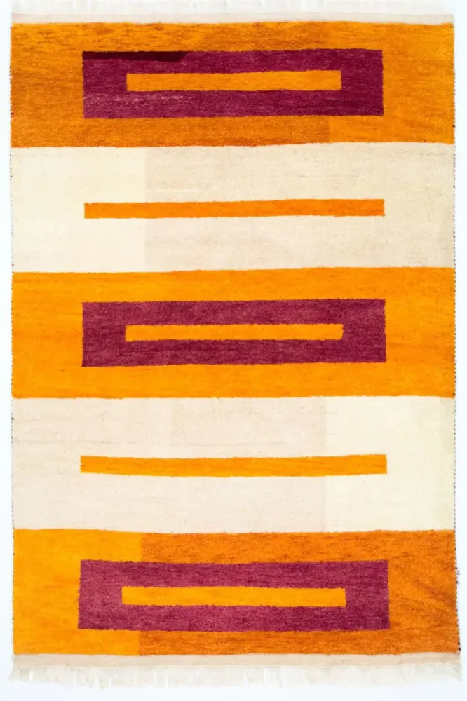Dywan Gabbeh - Indus - 197 x 140 cm - wielokolorowy