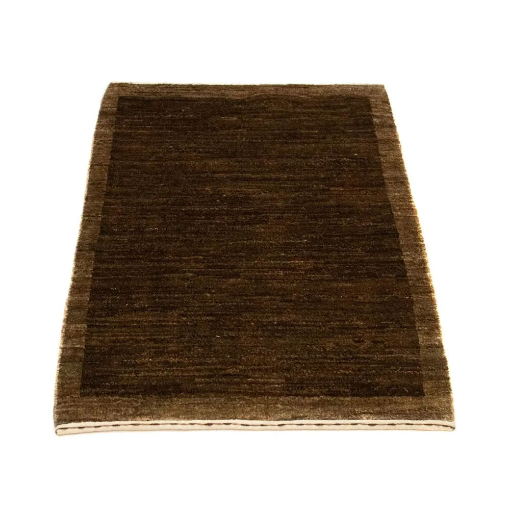 Dywan Gabbeh - Indus - 93 x 60 cm - ciemnobrązowy