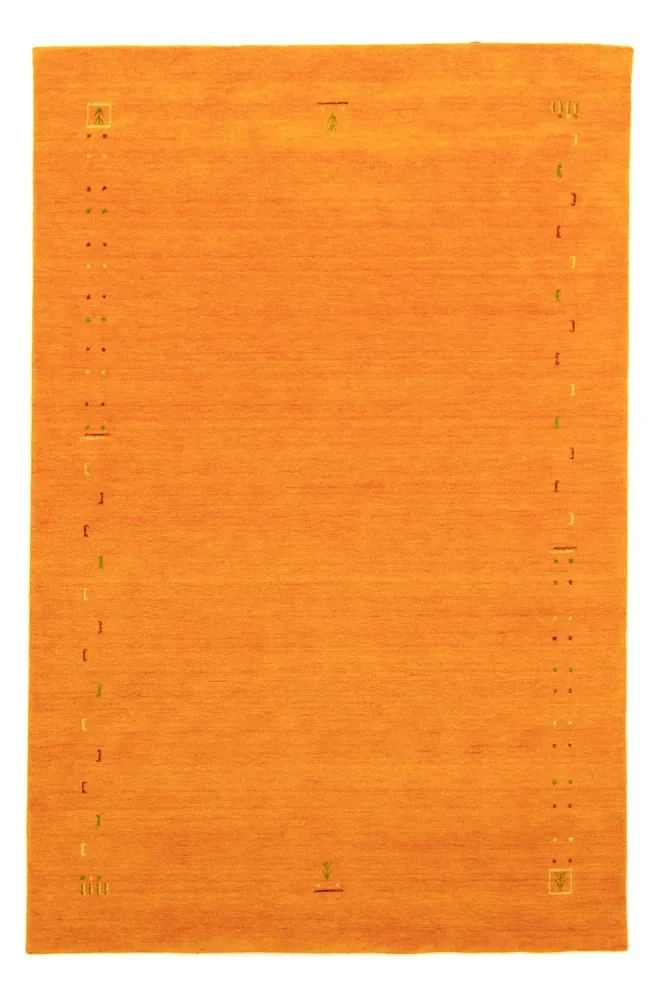 Dywan Gabbeh - Indus kwadratowy - 200 x 200 cm - pomarańczowy