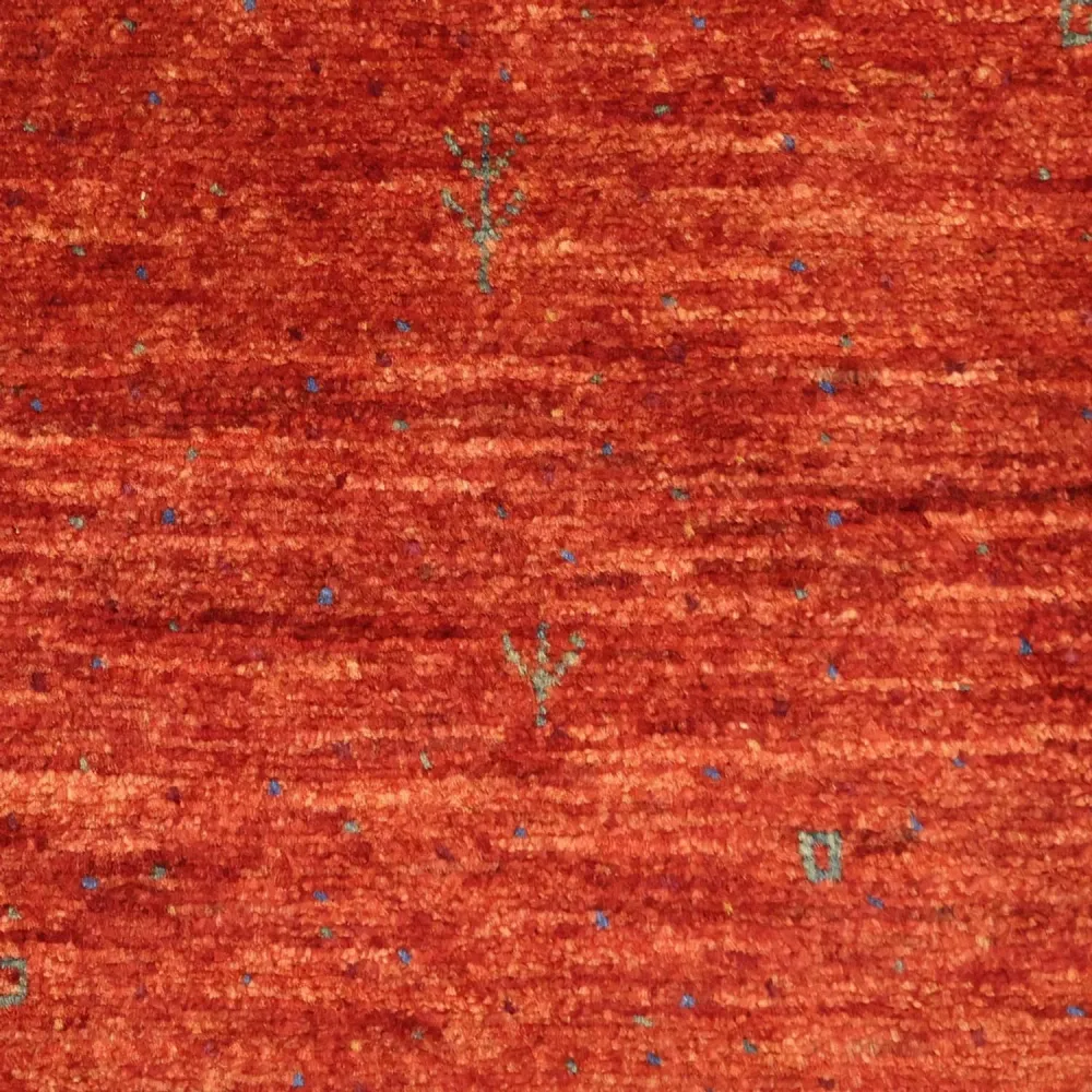 Dywan Gabbeh - Kashkuli perski - 127 x 78 cm - pomarańczowy