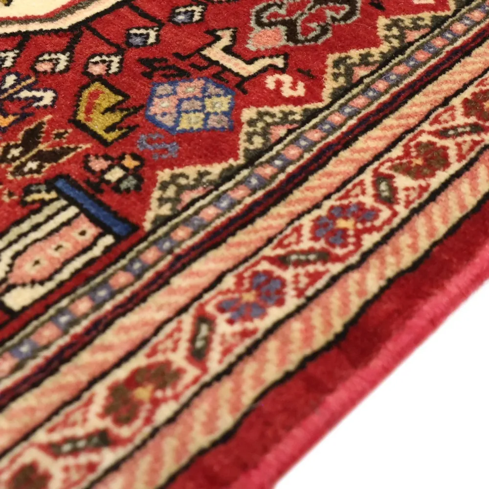 Dywan Gabbeh - Kashkuli perski - 153 x 70 cm - czerwony