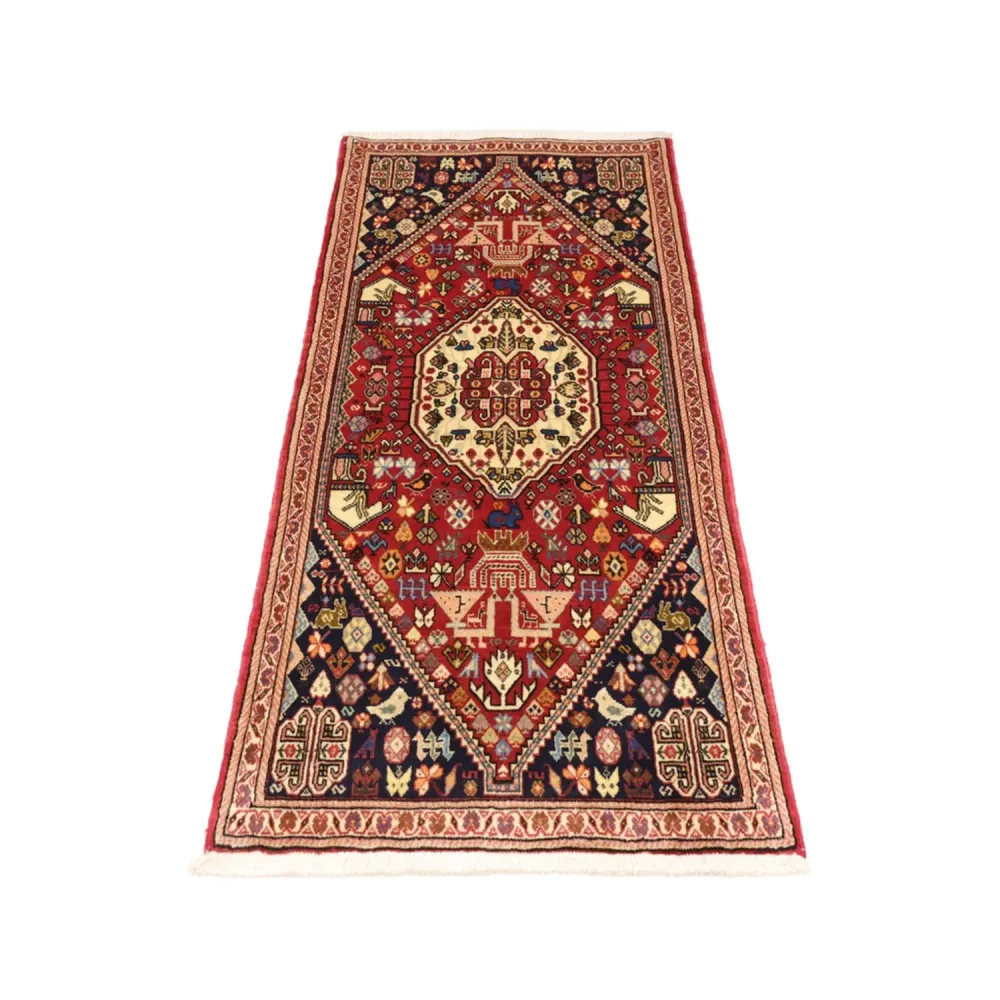 Dywan Gabbeh - Kashkuli perski - 153 x 70 cm - czerwony