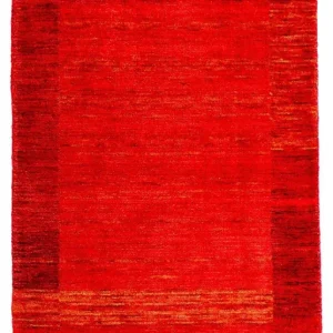 Dywan Gabbeh - Loribaft Indus - 142 x 77 cm - czerwony