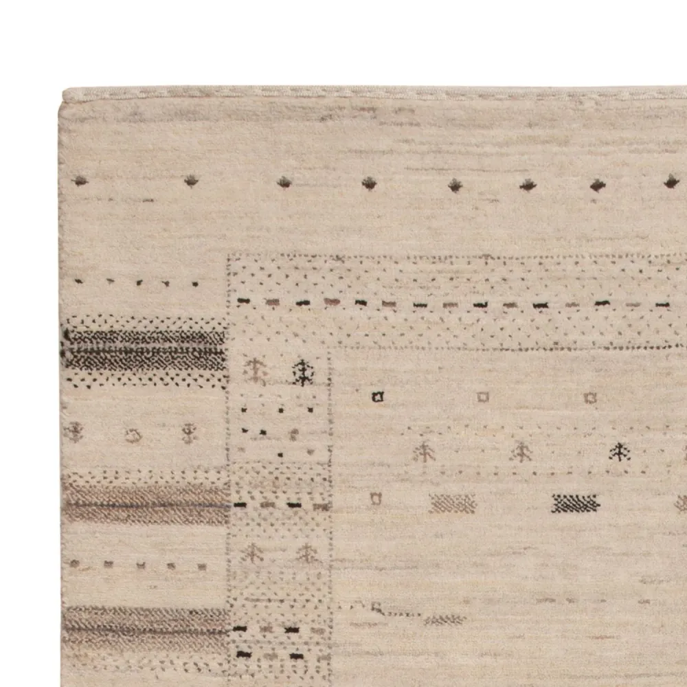 Dywan Gabbeh - Loribaft Indus - 153 x 108 cm - beżowy