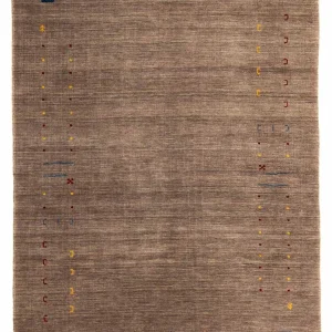 Dywan Gabbeh - Loribaft Indus - 201 x 144 cm - brązowy