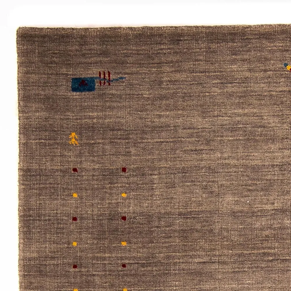 Dywan Gabbeh - Loribaft Indus - 201 x 144 cm - brązowy