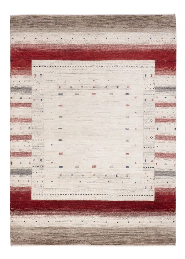 Dywan Gabbeh - Loribaft Indus - 207 x 153 cm - wielokolorowy